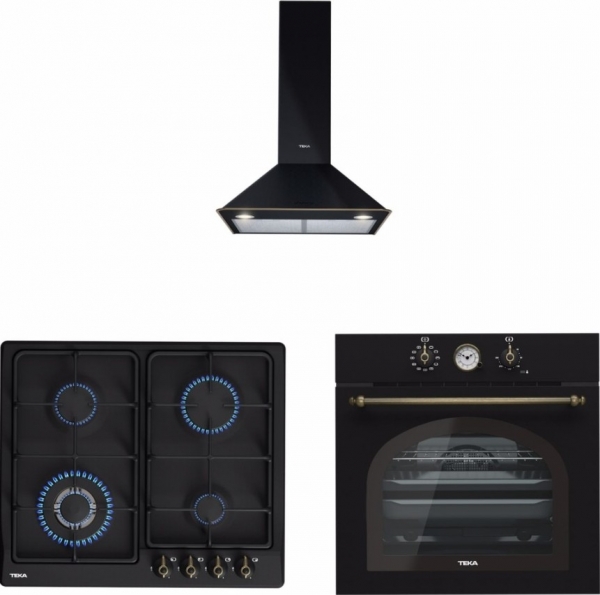 Teka Siyah Ankastre Set EH 60 4G AI AL TR CI + HRB 6300 AT + DOS 60.1 AT