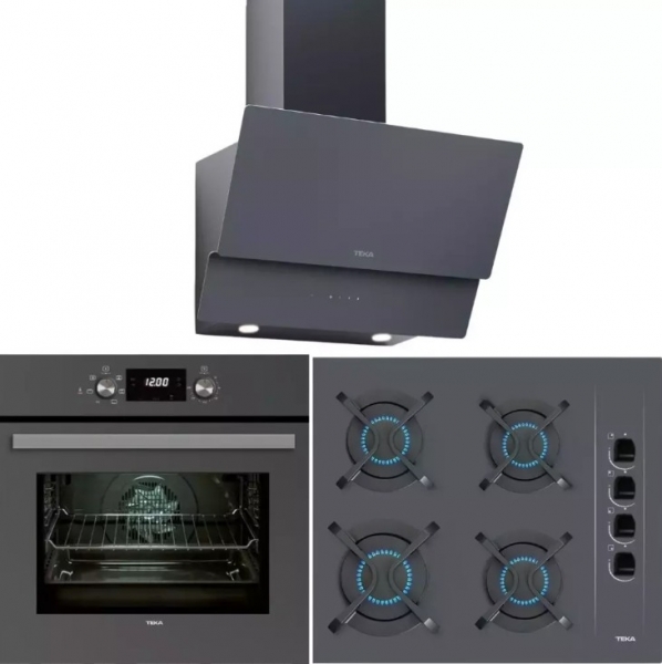 Teka Chef 4 Gri Ankastre Set GBC 64002 KBC ST + HAK 625 ST + ATV 60 Pro ST