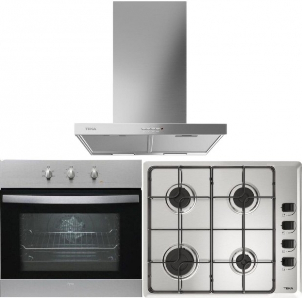 Teka Inox Ankastre Set HLX 640 KB + HE 715 SS + DSJ 650