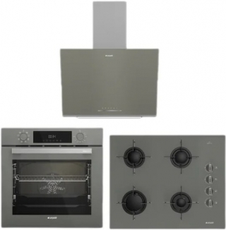 Arçelik Steam Grion Gri Ankastre Set OCD T 651 EG + AFC 341 G + ADE 606-2 G