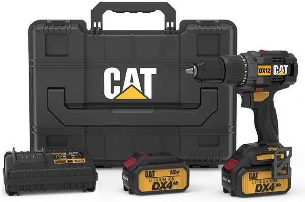 CAT DX12.2 Akülü Matkap (4 Ah / 2 Akülü)