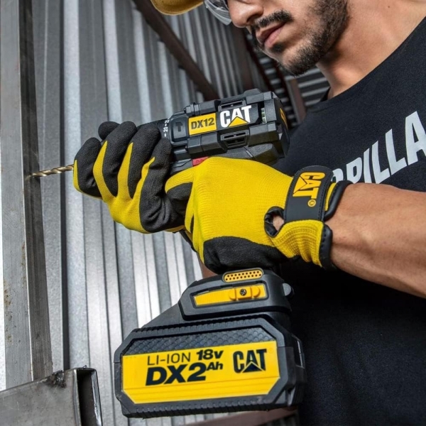 CAT DX12.2 Akülü Matkap (4 Ah / 2 Akülü)