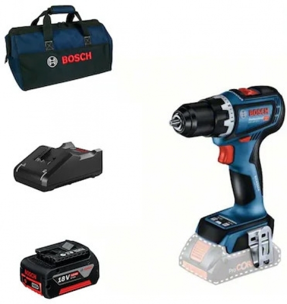 Bosch GSR 18V-90 C Professional 4A Akülü Vidalama (1 Akülü / 4 Ah)