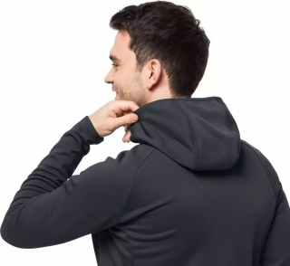 Jack Wolfskin Baiselberg Hooded Fz M Erkek Polar Mont
