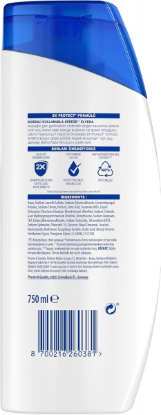 Head & Shoulders Mentol Ferahlığı 750 ml Şampuan