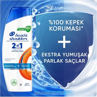Head & Shoulders Erkeklere Özel Dökülme Karşıtı ve Kepeğe Karşı Etkili 300 ml 2'si 1 Arada