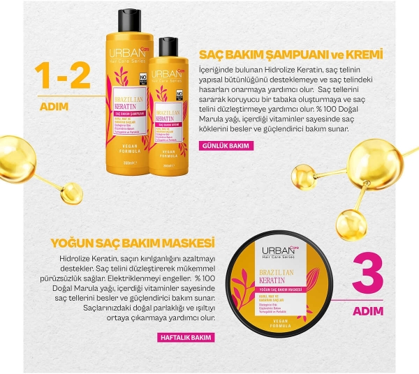 Urban Care Brazilian Keratin 350 ml Şampuan
