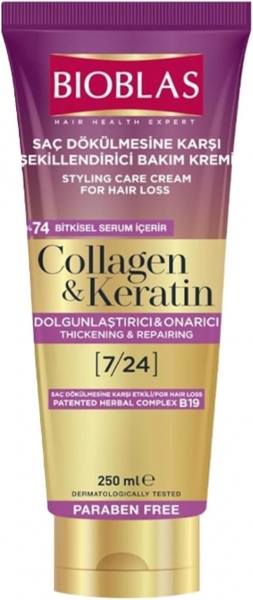 Bioblas Collagen & Keratin 250 ml Saç Kremi