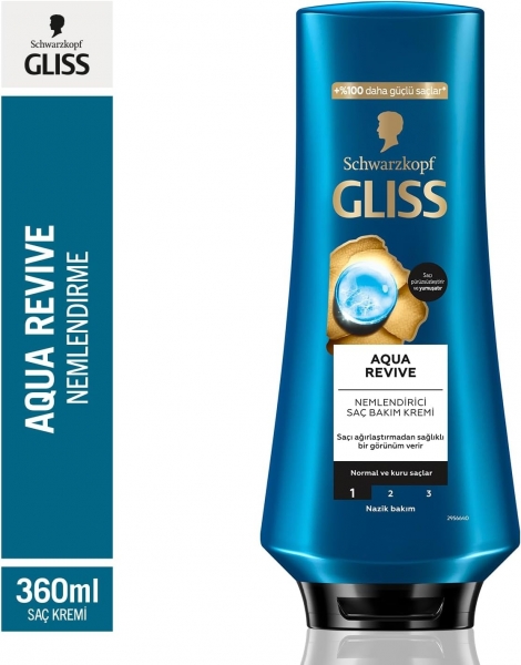 Gliss Aqua Revive 360 ml Saç Kremi