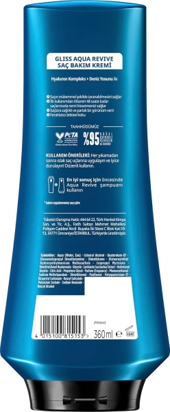 Gliss Aqua Revive 360 ml Saç Kremi
