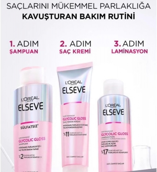 Loreal Paris Elseve Glycolic Gloss 150 ml Saç Kremi