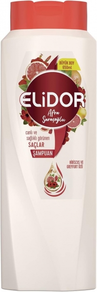 Elidor Canlı ve Sağlıklı Görünen Saçlar By Afra Saraçoğlu 650 ml Şampuan