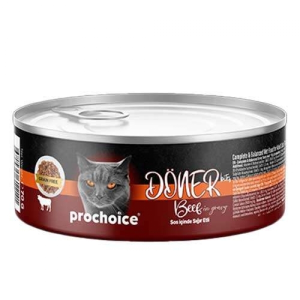 Pro Choice Döner Bites Biftekli Yetişkin 70 gr Kedi Maması
