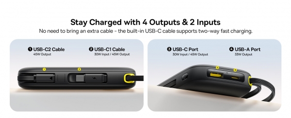 Baseus EnerFill FC31 45W 10000 mAh Powerbank