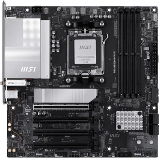 MSI Pro B850M-P WiFi AM5 (LGA 1718) Soket Anakart