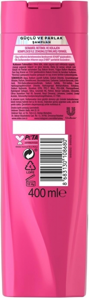Elidor Güçlü ve Parlak 400 ml Şampuan