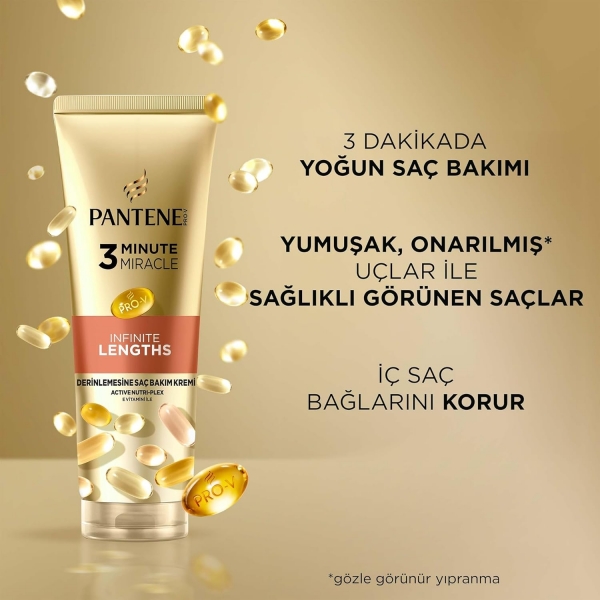 Pantene Pro-V Miracle Infinite Lengths 220 ml Saç Kremi