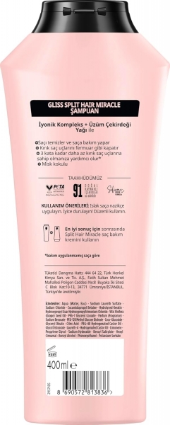 Gliss Split Hair Miracle 400 ml Şampuan