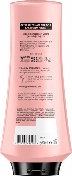 Gliss Split Hair Miracle 360 ml Saç Kremi