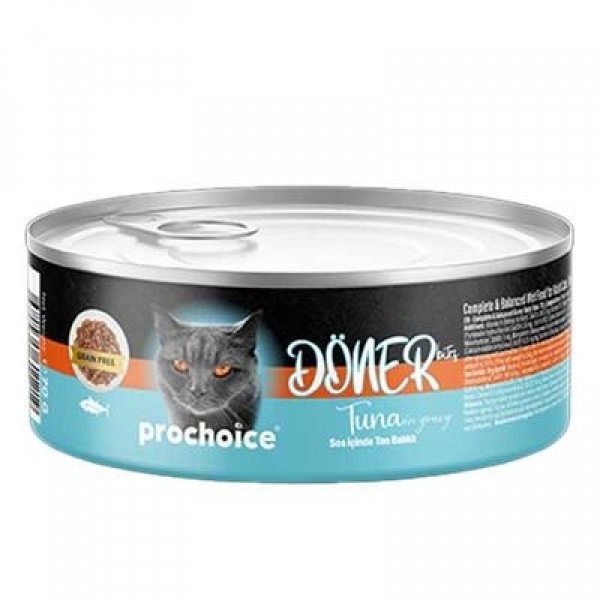 Pro Choice Döner Bites Sos İçinde Ton Balıklı Yeitşkin 70 gr Kedi Maması