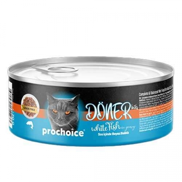 Pro Choice Döner Bites Sos İçinde Balıklı Yeitşkin 70 gr Kedi Maması
