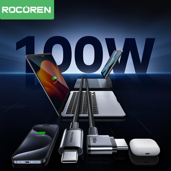 Rocoren Type-C to Type-C 100W Şarj Kablosu (2 m)