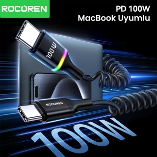 Rocoren Type-C to Type-C 100W Şarj Kablosu