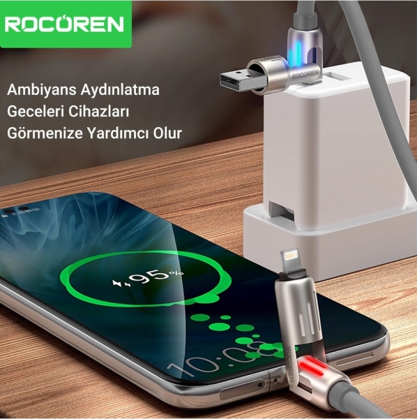 Rocoren 4 in 1 240W Şarj Kablosu