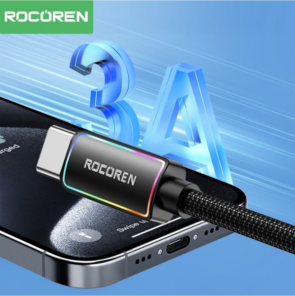 Rocoren Type-C to USB-A Şarj Kablosu (1 m)