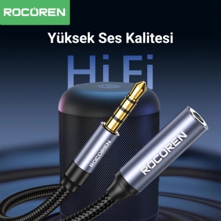 Rocoren 3.5mm Hi-Fi TRRS AUX Dönüştürücü