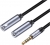 Rocoren Hi-Fi TRRS 3.5mm Y Jack Dönüştürücü