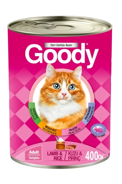 Goody Kuzu Pirinçli Yetişkin 400 gr Kedi Maması