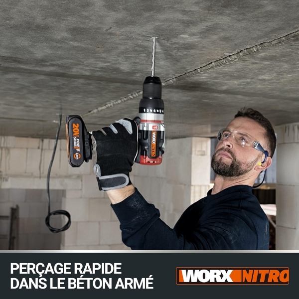 Worx WX354.9C Akülü Matkap (1 Akülü / 2 Ah)