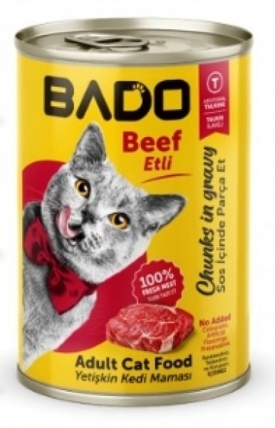 Bado Biftekli Yetişkin 400 gr Kedi Maması