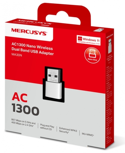 Mercusys MA30N Kablosuz Ağ Adaptörü