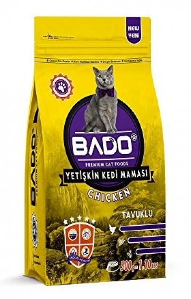 Bado Tavuk Etli Yetişkin 500 gr Kedi Maması