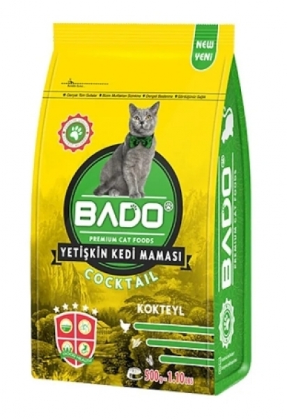 Bado Yetişkin Kokteyl 1500 gr Kedi Maması