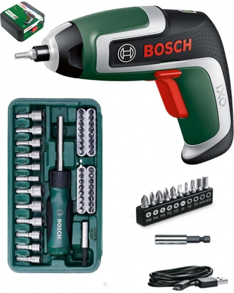 Bosch IXO 7 46 Parça Set Akülü Vidalama