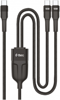 ttec AlumiCable Duo Şarj Kablosu