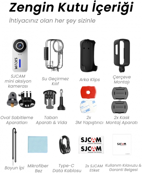 SJCAM C110+ Aksiyon Kamera