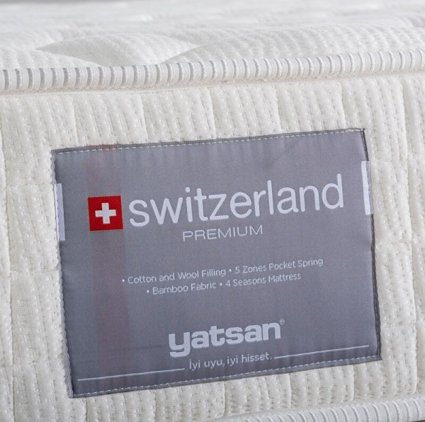Yatsan Switzerland Premium 100x200 cm Yaylı Yatak