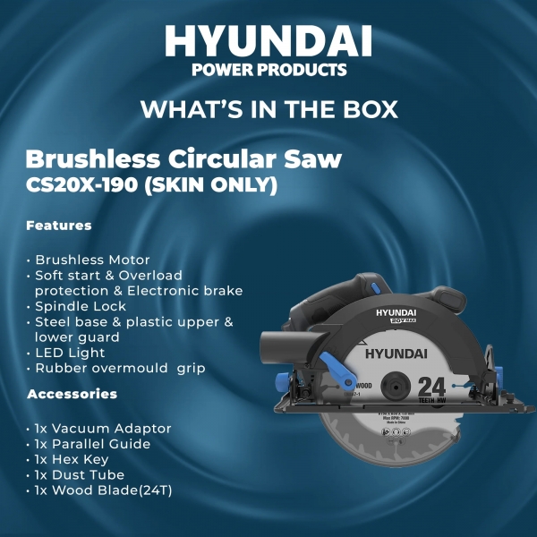 Hyundai CS20X-190 Solo Daire Testere