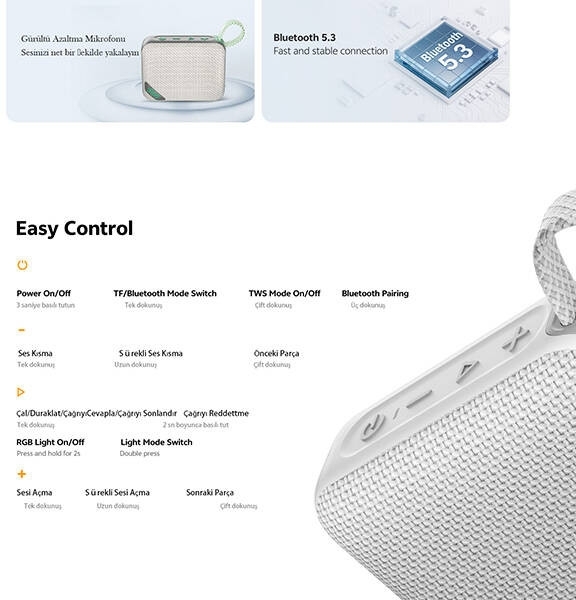 QCY SP2 Bluetooth Hoparlör