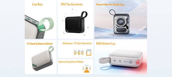 QCY SP2 Bluetooth Hoparlör