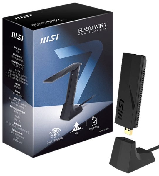 MSI BE6500 Kablosuz Ağ Adaptörü