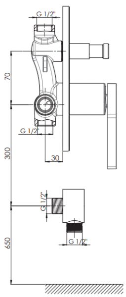 GPD Gildo MKB165 Duş Bataryası