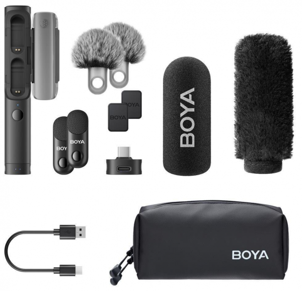 Boya Magic Al-Powered Transformable Wireless 05 Mikrofon