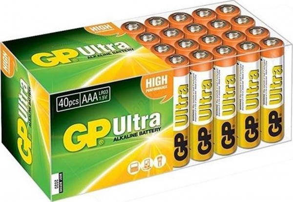 GP Ultra AAA 40'lı İnce Kalem Pil