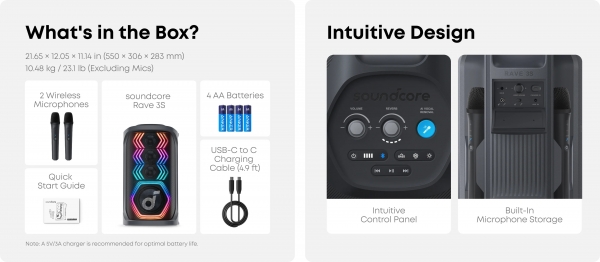 Anker SoundCore Rave 3S Müzik Sistemi