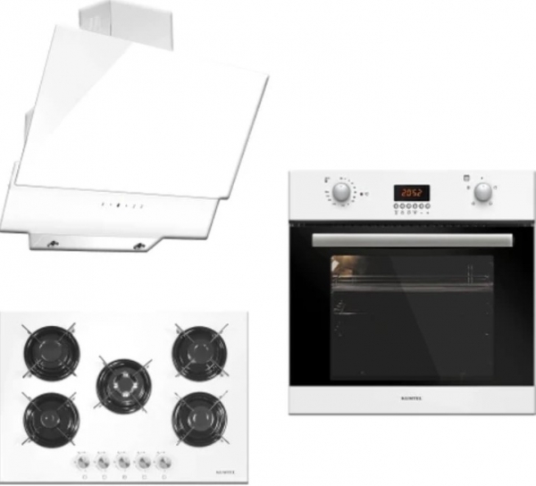 Kumtel Beyaz Ankastre Set KO-50 OAHDF + KO-A6-SF2-DT + DA6-835